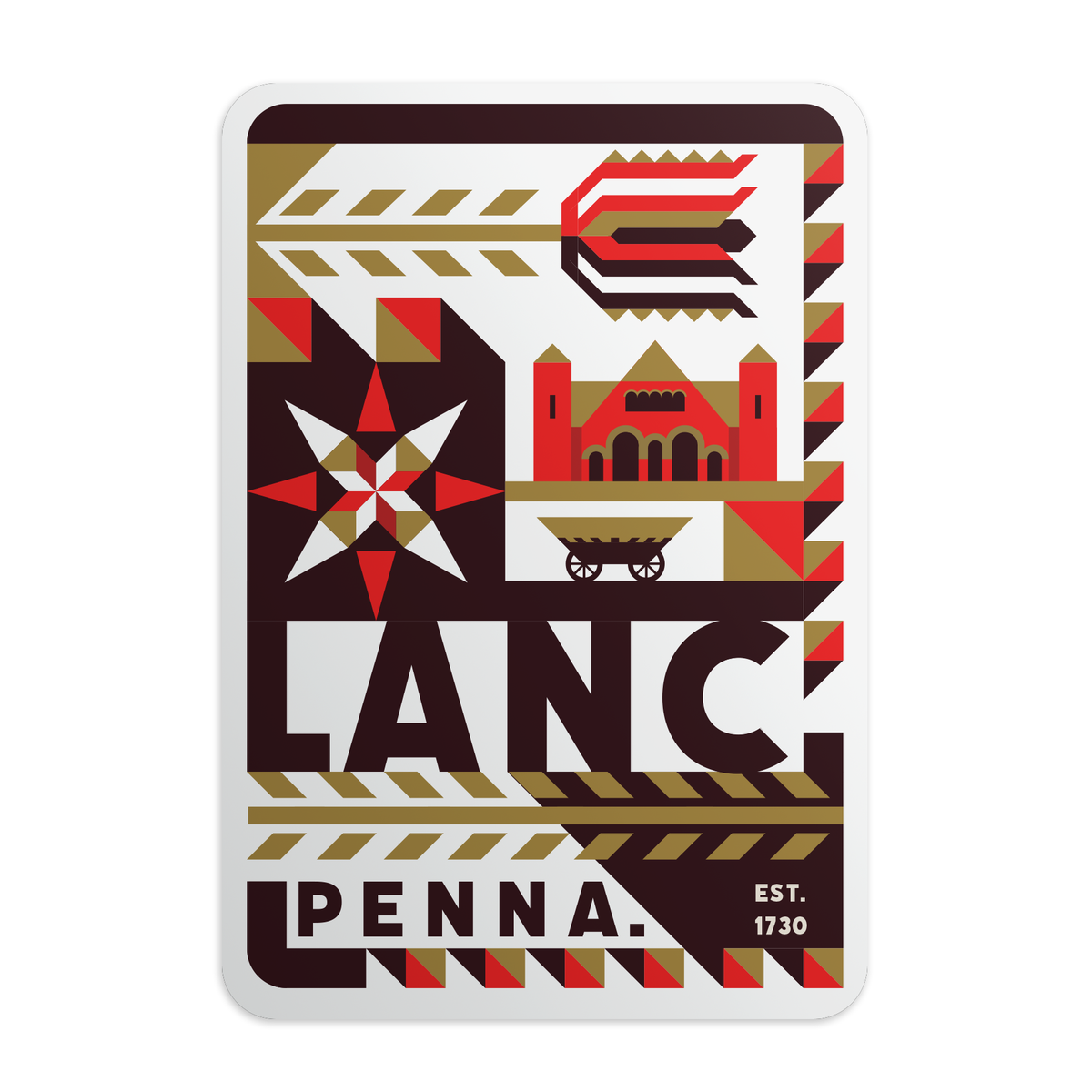 Lancaster History Sticker